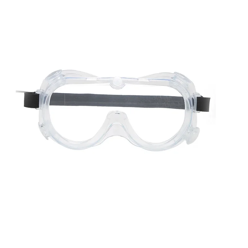 

10pcs/lot lab anti-dust Anti-fog Eyes Safety Glasses for Work Eye Protector Anti Virus Mask Security Googles soft clear frame