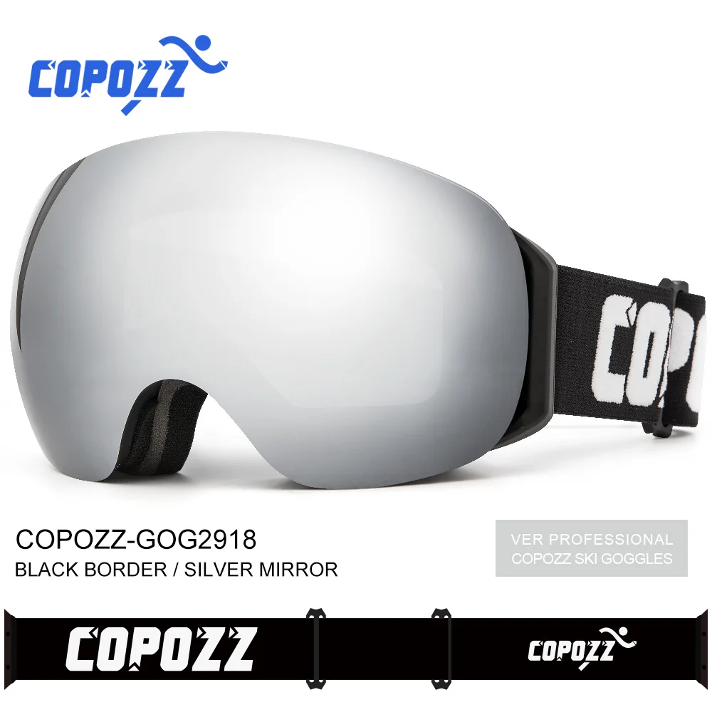 Лыжные очки COP0ZZ двухслойные бескаркасные антизапотевающие маски с защитой UV400