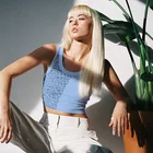 Топы с бретельками для женщин 2021 Летний Тонкий жилет без рукавов с модным принтом трикотажные укороченные топы пикантные повседневные рубашки женский Harajuku