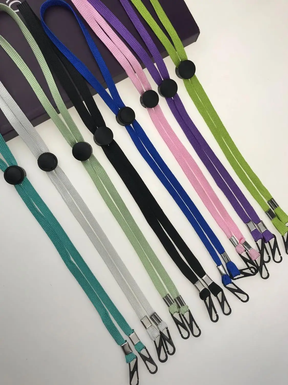 7 Colors Face Mask Adjustable Lanyard Anti-lost Hanging Rope Two Hooks Traceless Ear Extension Holder |