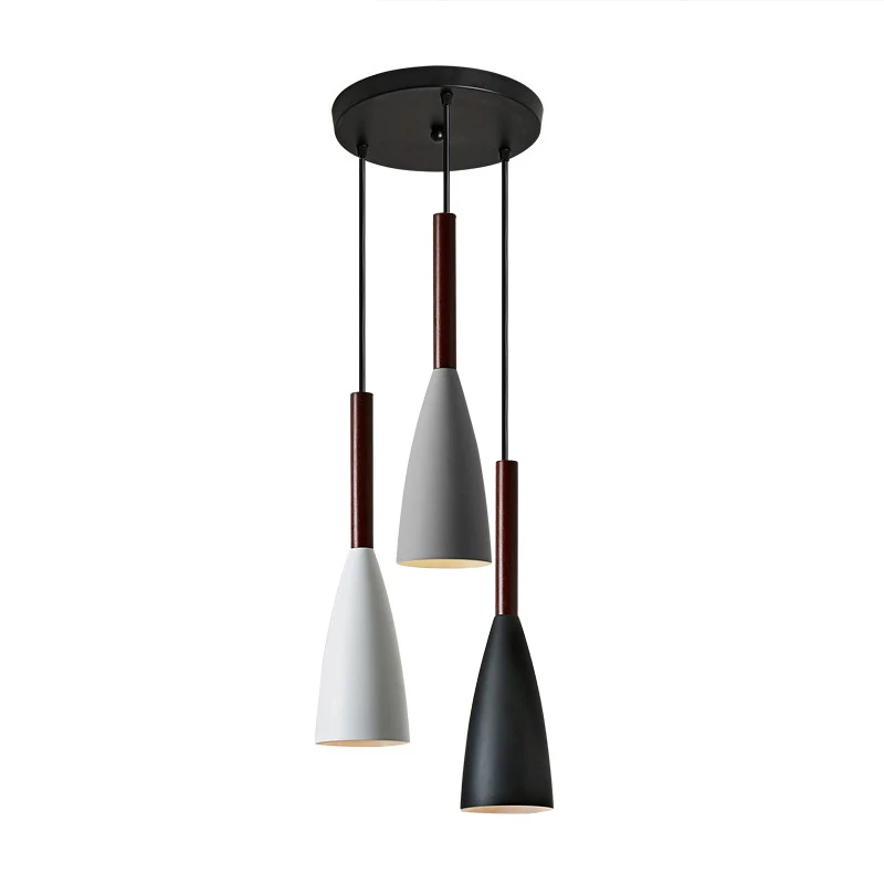 Скандинавские простые светодиодные подвесные светильники для помещений Кофейня