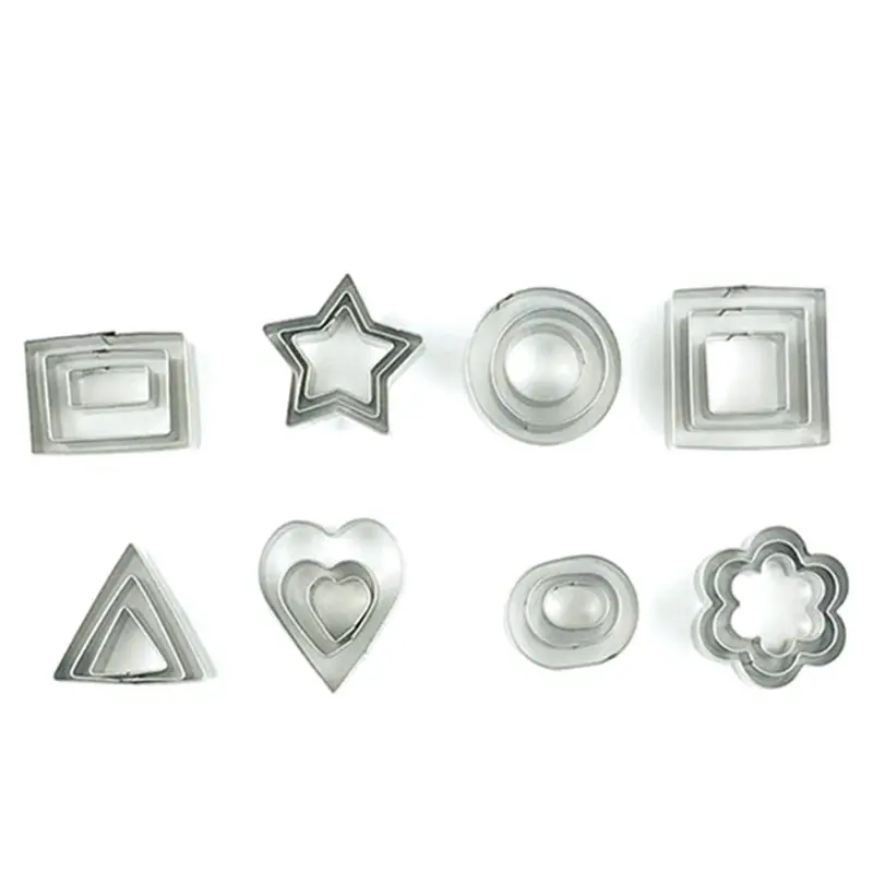 Мини формочки для печенья набор форм 24 маленькие формы вырезания теста корочки