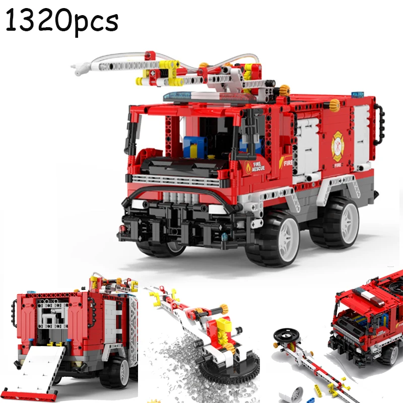 Новинка 2021 высокотехнологичная радиоуправляемая пожарная машина строительные