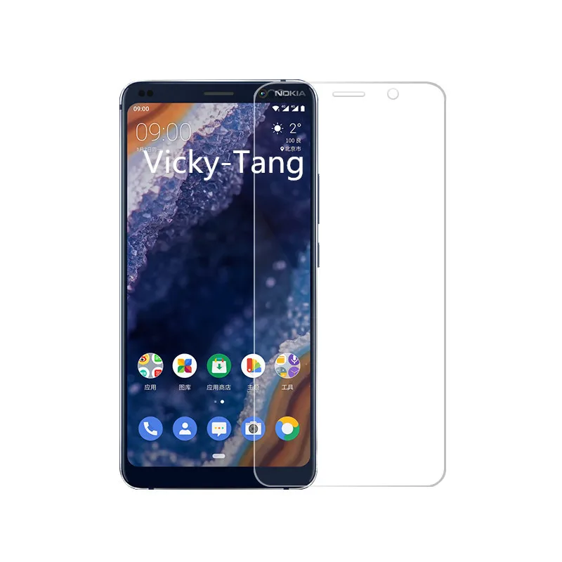 2.5D Передняя пленка для Nokia 9 Pureview Защита экрана закаленное стекло es|Защитные