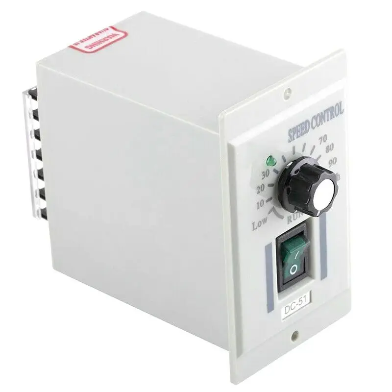

110V 400W Knob Motor Speed Controller Dc 0-90V Variable Adjust Lathe Control