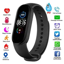 M5 Smart Sport Band Fitness Tracker Pedometer Bluetooth Smartband Bracelet Wearable Devices Multifunction Waterproof Wristbands