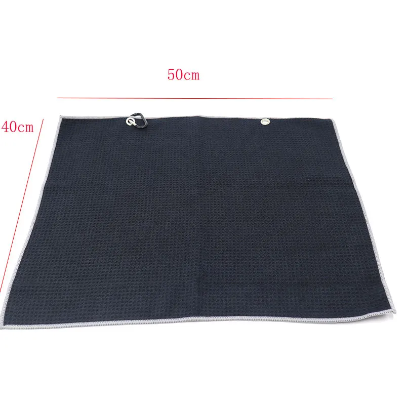 Горячая Распродажа 1 шт. Двухслойное полотенце из микрофибры для гольфа