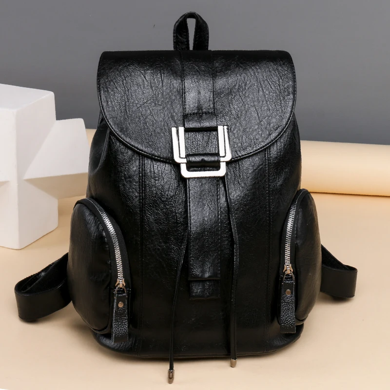 Высококачественный рюкзак женские кожаные большие сумки для женщин Модный