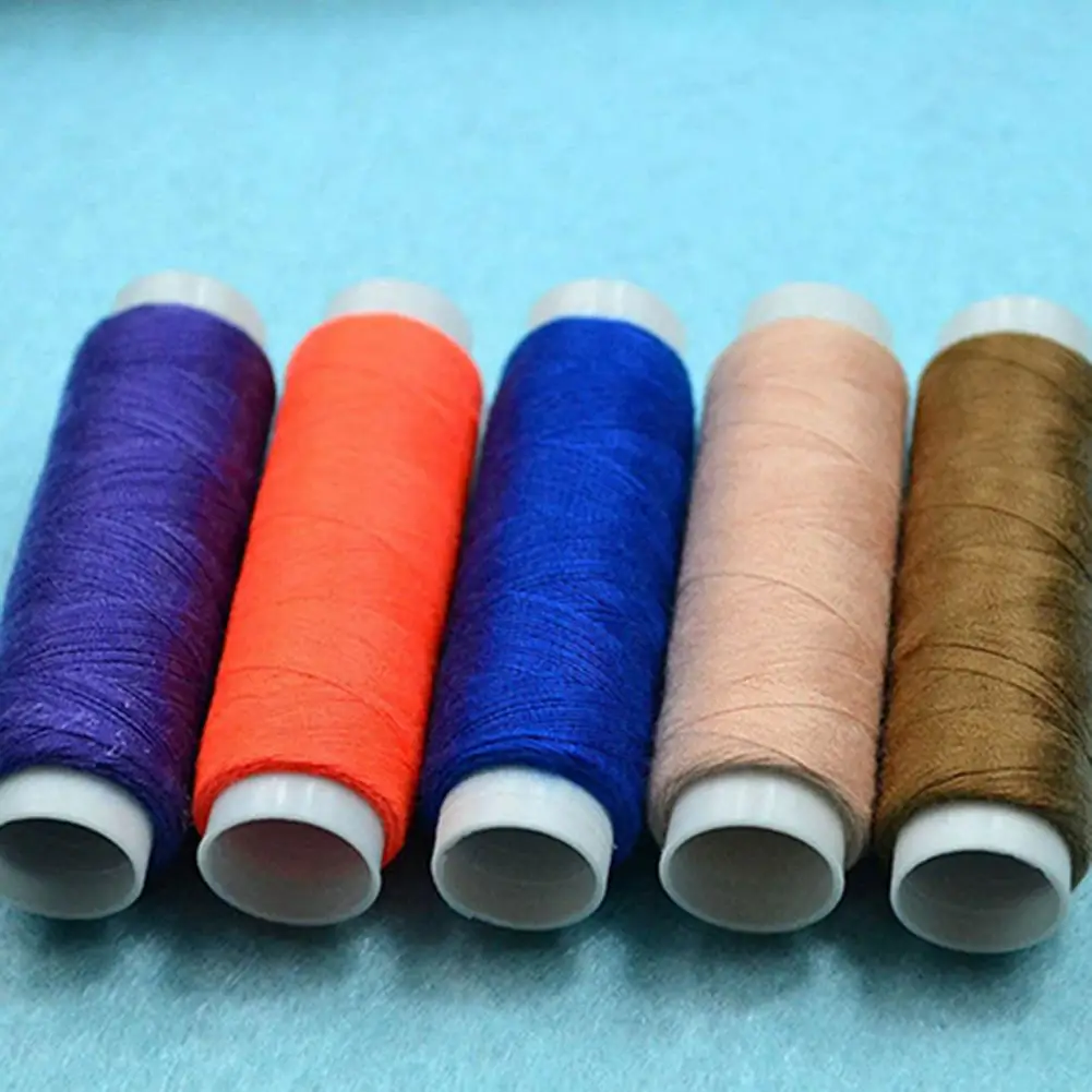 

39Pcs Mixed Colors 100% Polyester DIY Sewing Machine Accessories Clothes Threads Needlework Hand 200 Yard Each Spool