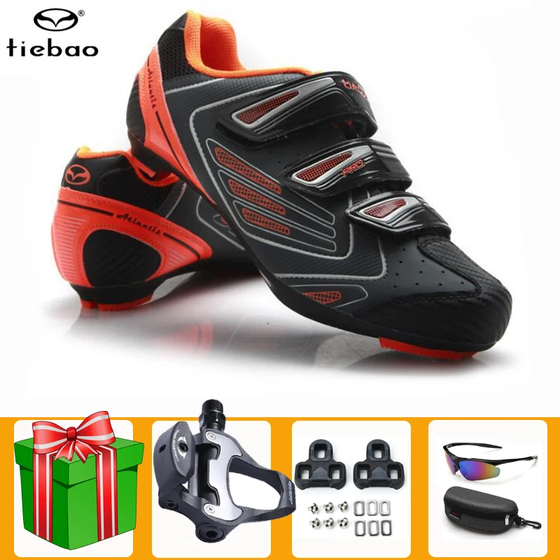 

Велосипедная обувь TIEBAO, сверхлегкие дышащие кроссовки с педалью, для езды на велосипеде