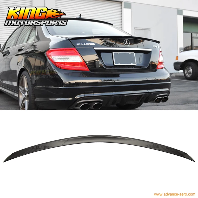 Подходит для 2008-2014 Benz c-класс W204 AMG стиль багажник спойлер ABS окрашенные матч #197