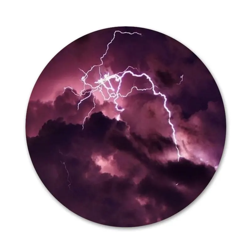 Lightning storm Badge Brooch Pin Accessories For Clothes Backpack Decoration gift | Дом и сад