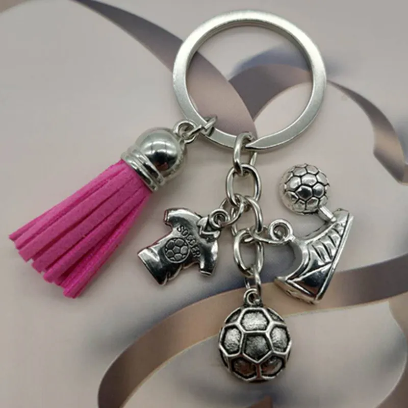 TasselFashion металлический брелок для футбола мужской подарок футбольной обуви и