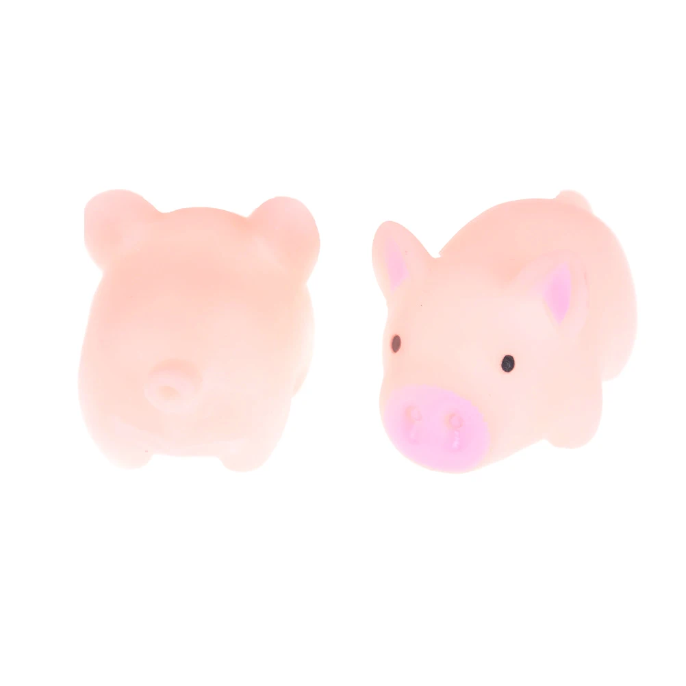 Антистресс Розовый Свинья гель сжимает мягкий силиконовый медленно