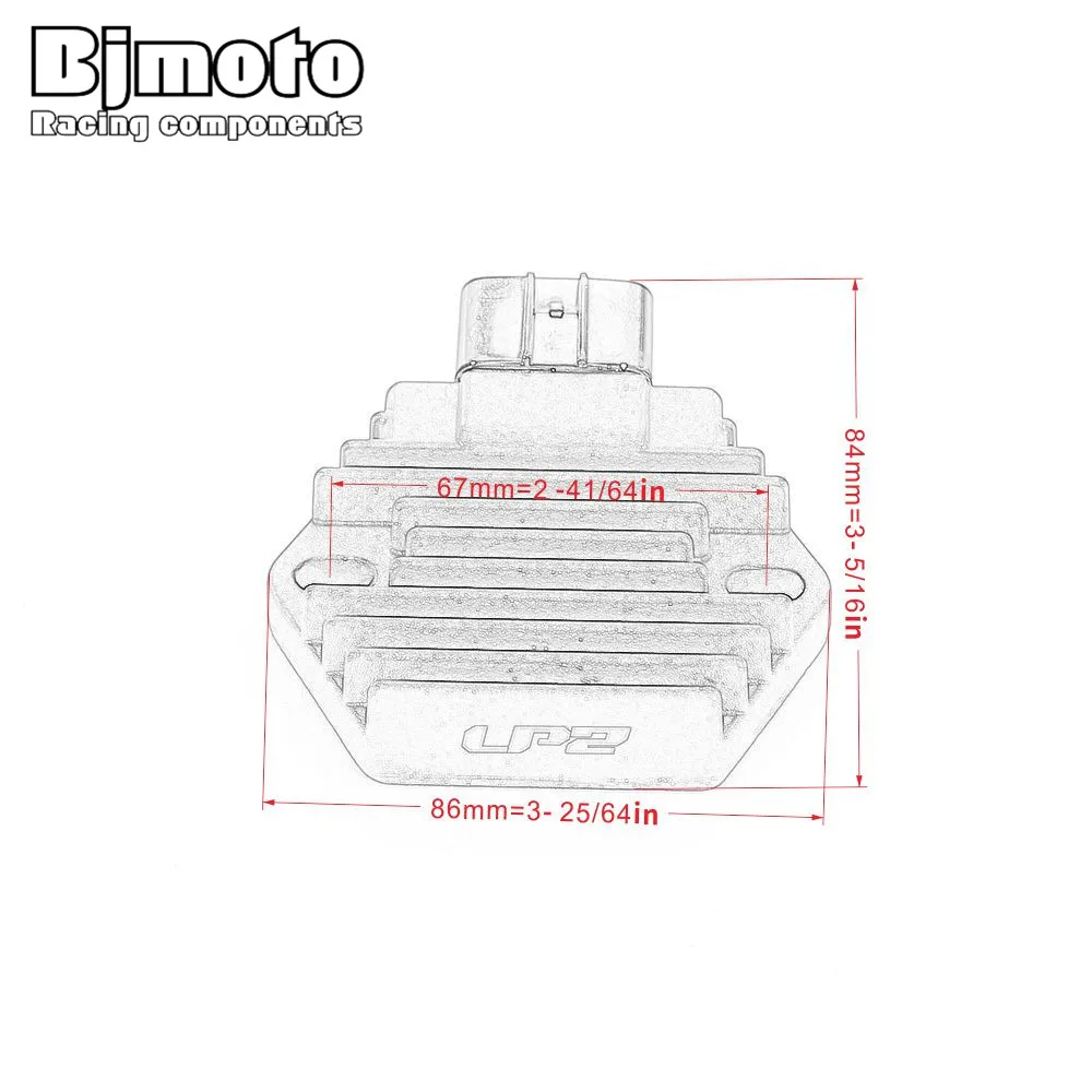 Мотоциклетный регулятор напряжения для Honda VT750 C2F C2 SHADOW SPIRIT 07-09 CRF230L 08-09 CRF230M 09 TRX450R