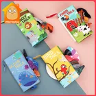 Животные хвост детская тканевая книга для новорожденных мягкое обучение Тихая активность Когнитивное чтение Ранние развивающие игрушки для младенцев 0-12 месяцев