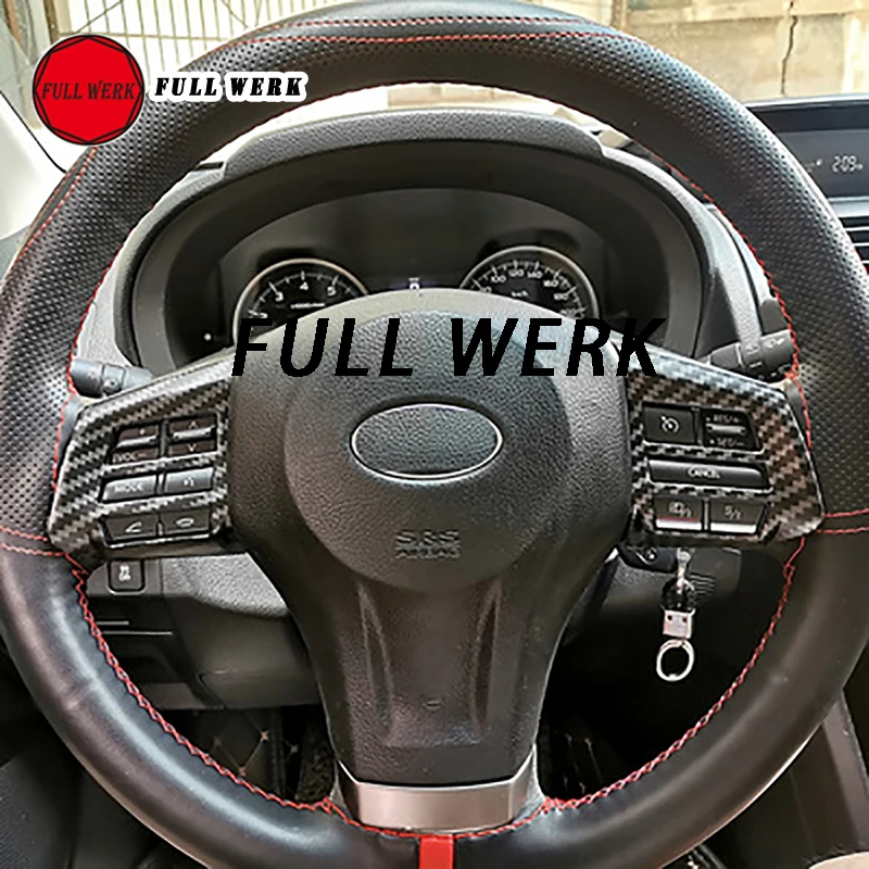 

1 комплект, декоративная накладка на руль автомобиля, для Subaru Forester 13 14 15