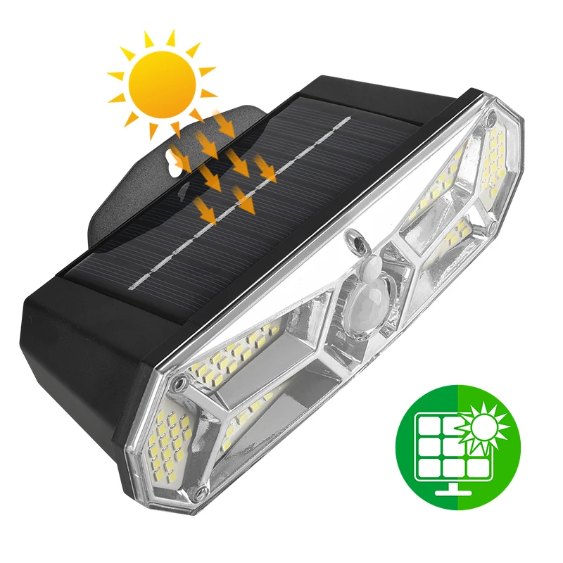 

Solar Street Lights Outdoor Solar Lamp Waterproof Motion Sensor Security Lighting for Garden Patio Path Yard Garden Decoration