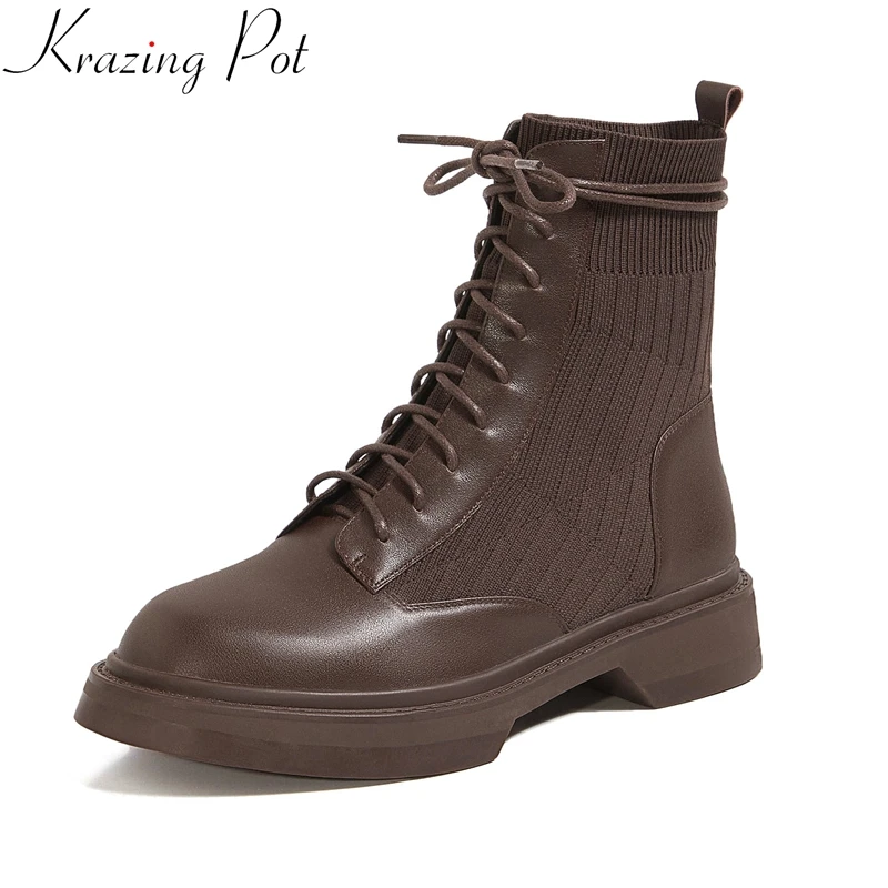 

Женские туфли из натуральной кожи, на среднем каблуке, на шнуровке