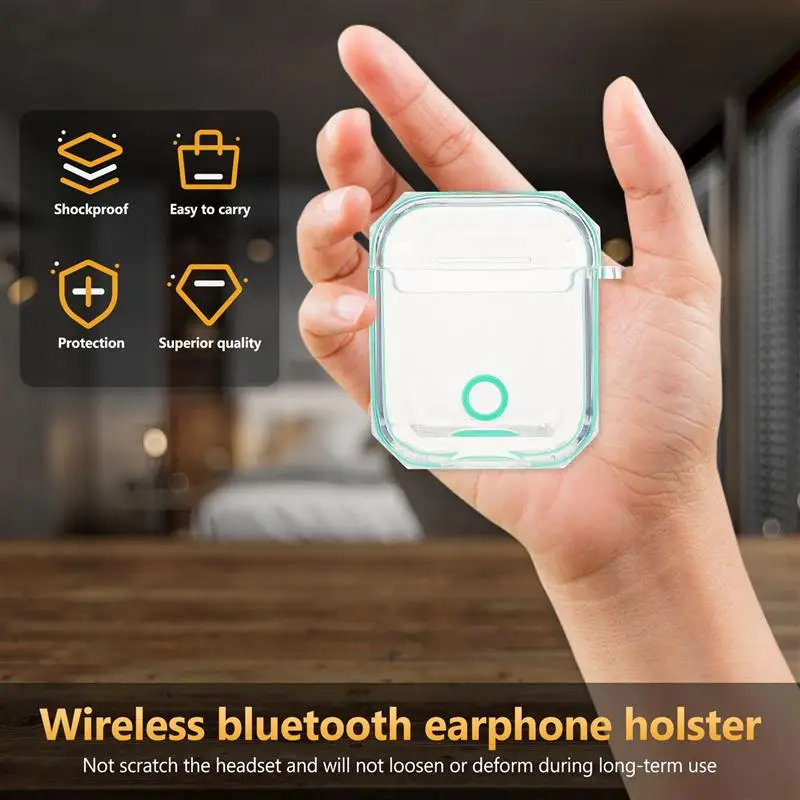 

1pc Earphone Organizer Headphone Case Compatible for AirPods 1/2 Generation