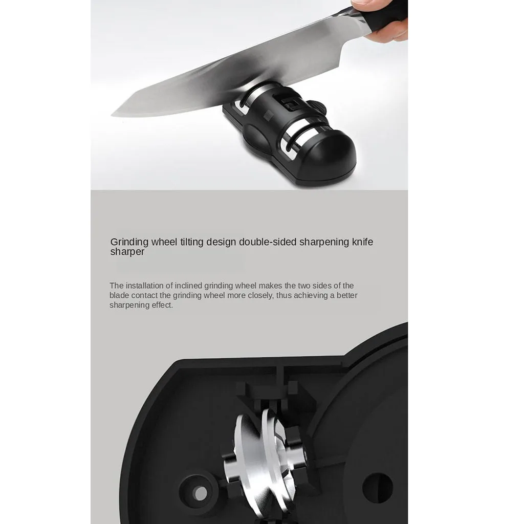 

Mini Grip-free Knife Sharpener Diamond Ceramic Steel Scissor Sharpeners