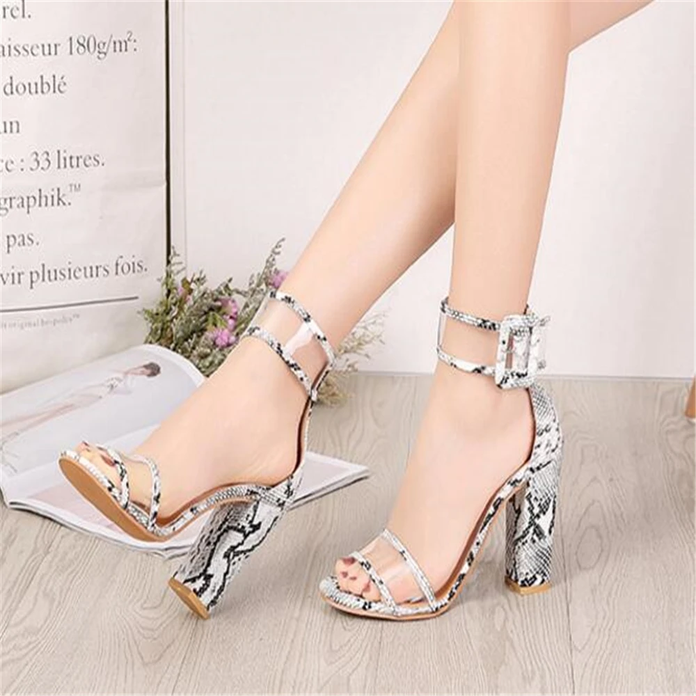 Пикантные босоножки на высоком каблуке женская обувь очень прозрачная из ПВХ