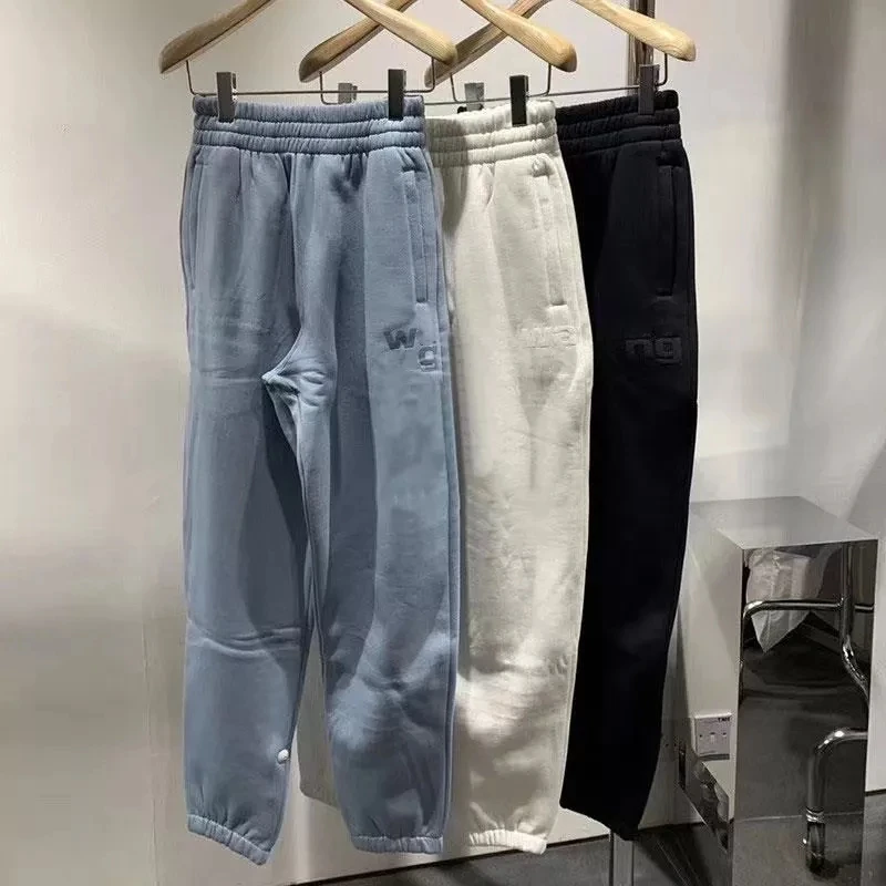 

Осенне-зимние новые стильные эластичные брюки из чистого хлопка, женские спортивные брюки высокого качества, укороченные брюки A079