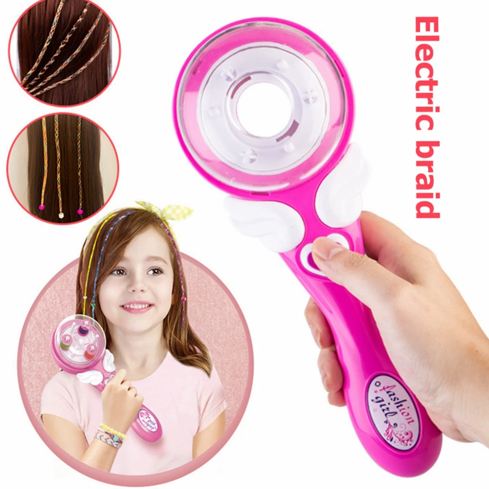 

Electric Automatic Hair Braider DIY Stylish Braiding Hairstyle Tool Twist Braider Machine Hair braid Weave Roller Toys For Girl