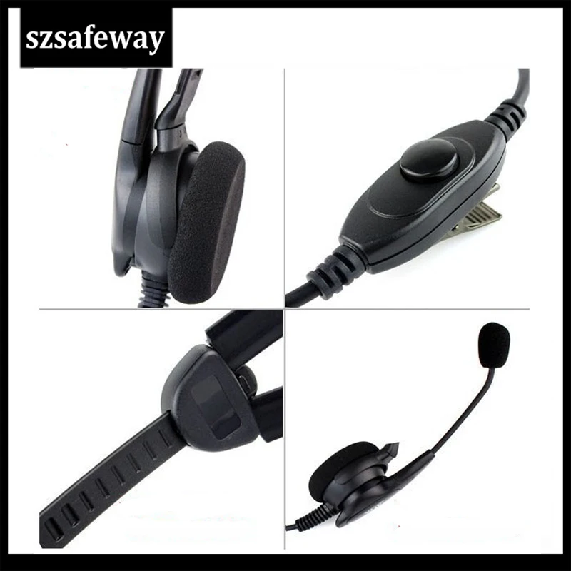 Качественная рация Boom Mic гарнитура с встроенным микрофоном PPT Push To Talk для Motorola CP040