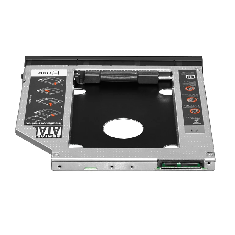 2-й корпус для жесткого диска чехол SSD HDD 9 5 мм SATA на Dell E6420 E6320 E6520 E6430 E6430s E-series HDE6420-SS |
