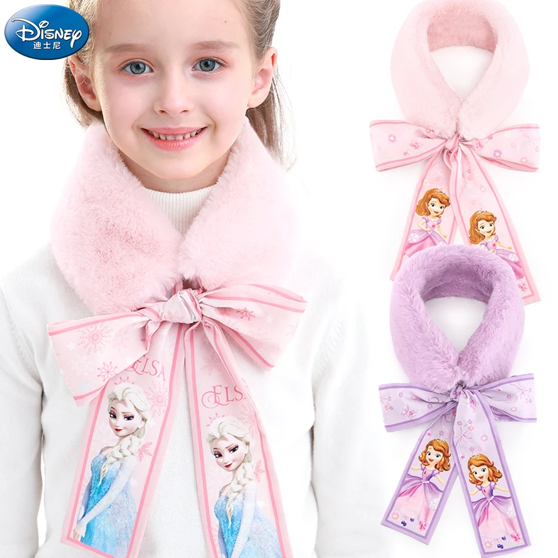 1 шт., настоящий шарф disney Frozen2, Эльза, Анна, Снежная королева, теплые шарфы для девочек с героями мультфильмов, теплые шарфы для шеи, игрушки, подарок на день рождения, Рождество