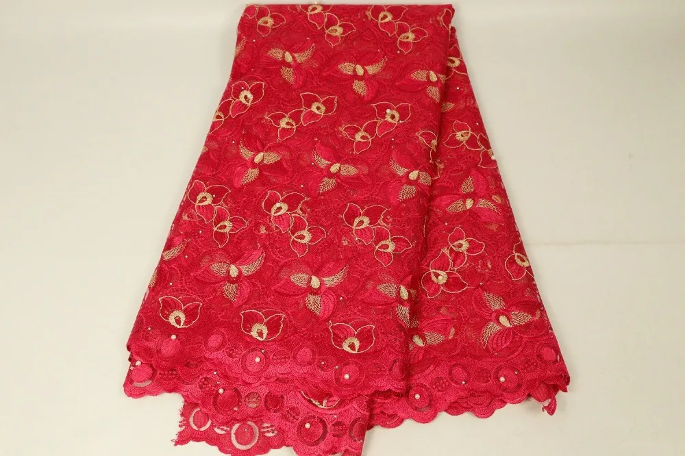 Новейшая зеленая африканская золотая кружевная ткань с бисером Aso Oke Gele головной