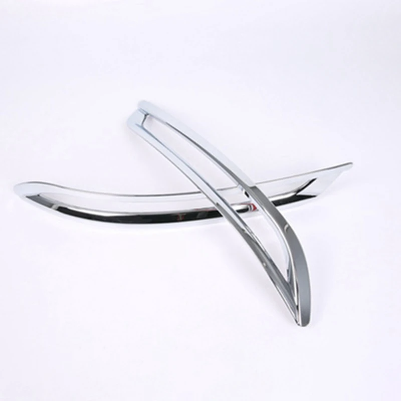 

2Pcs Car Chrome-Plated Rear Fog Lamp Cover Fog Lamp Frame Fog Lamp Decoration Suitable for Volvo XC60 2018-2020