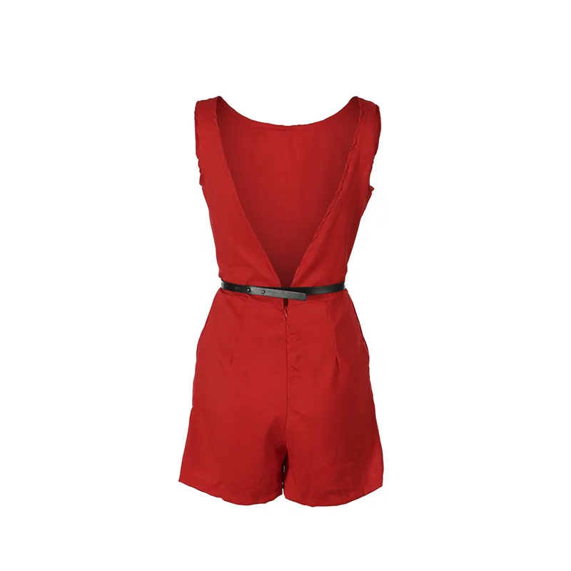 Женская летняя модная повседневная однотонная Клубная одежда без рукавов с