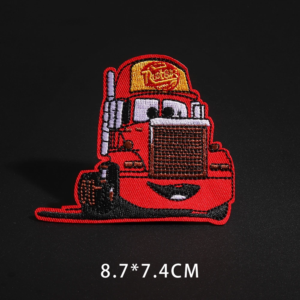 Мини-нашивки CarTruck для аппликация на одежду Одежда Железный на патч куртка вышитая наклейка для транспорта шитья мотоцикла автобуса Декор