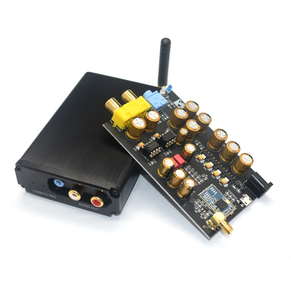 Lusya CSR8675 Bluetooth 5,0 Беспроводной приемник APTX HD/LDAC PCM5102A I2S DAC декодирование без потерь Поддержка 24BITWith антенна C4-009