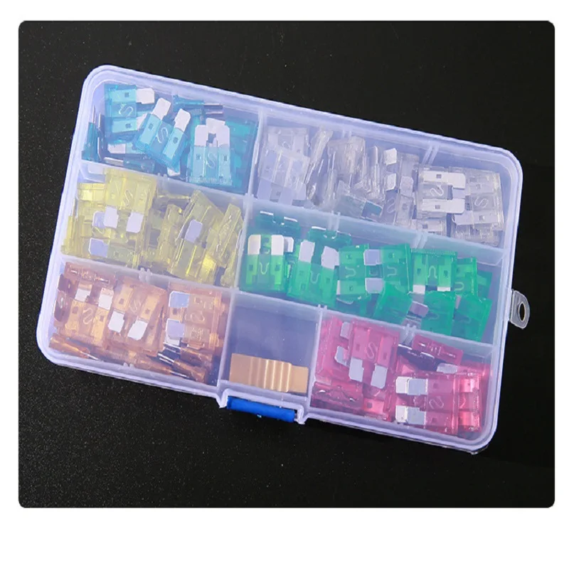 120 шт. автомобиль Безопасность пленка коробка среднего Размеры плавкая вставка