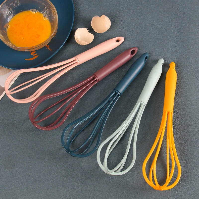 

New Useful Rotary Manual Egg Beater Mixer Mini Plastic Egg Whisk Bake Tool Egg Agitator Whisking Cream Butter Kitchen Supplies