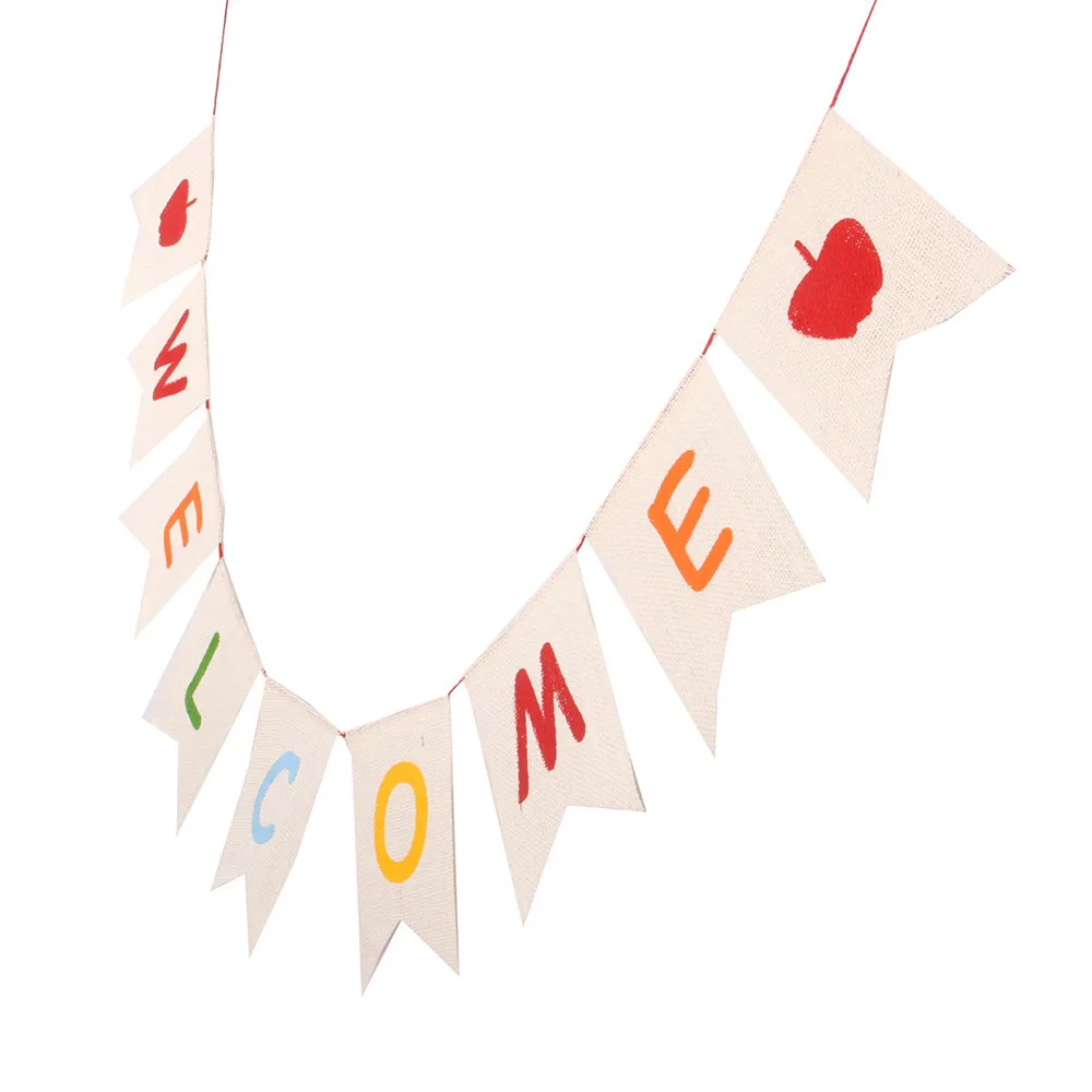 Снова в школу баннер Добро пожаловать Лен ласточкин хвост |