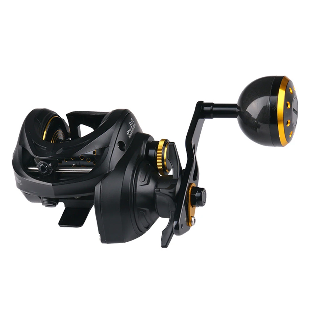 

Fishing Baitcasting Reel Carbon Fiber Spool 6+1BB 16kg Max Drag Force Left Right Hand Baitcasting Reel Saltwater Carp Fishing