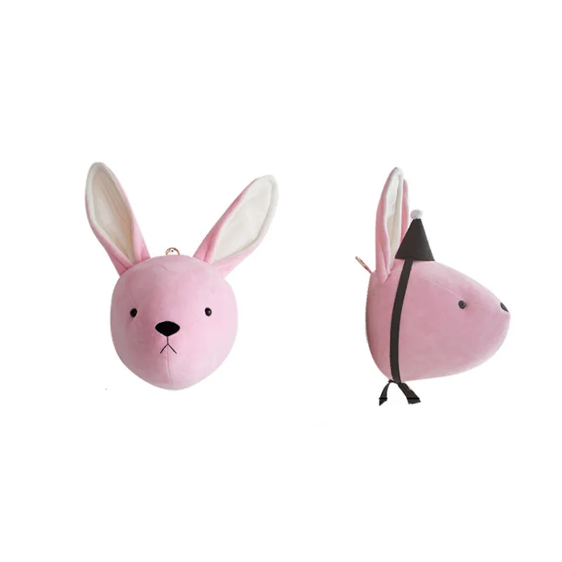 

Ins Nordic Baby Room Decor Plush Animal Wall Hanging Decor Ornaments Girls Kids Room Decoration Photo Props