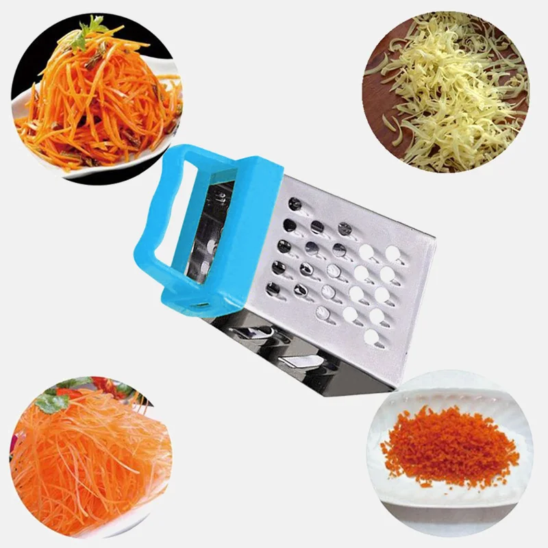 4-сторонние лезвия мини-сыр Шредер резак овощерезка терка из нержавеющей стали