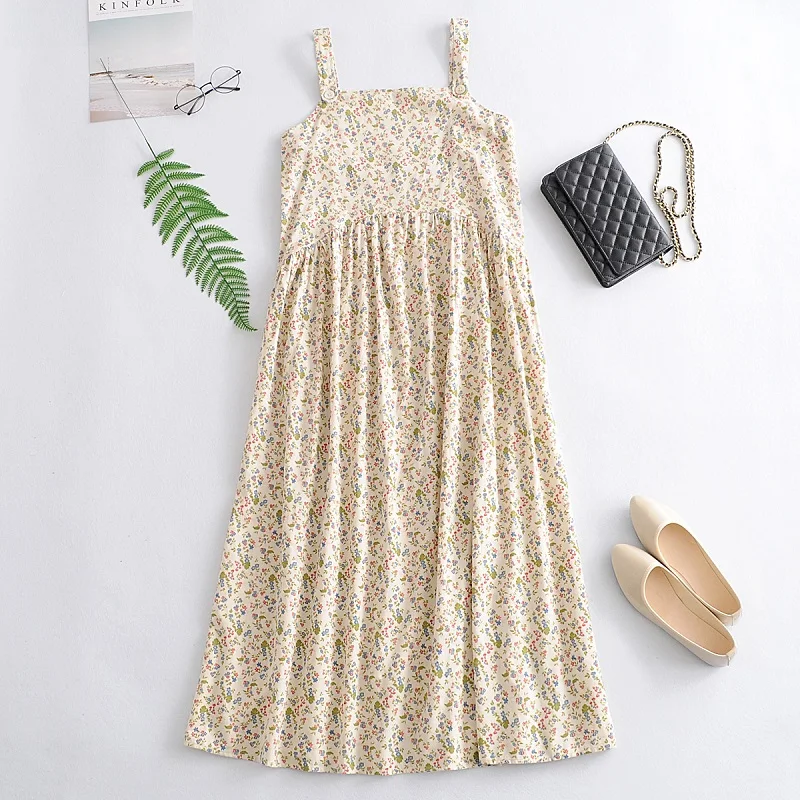 Маленькая свежая Высокая талия была тонкой Холтер слово воротник длинные