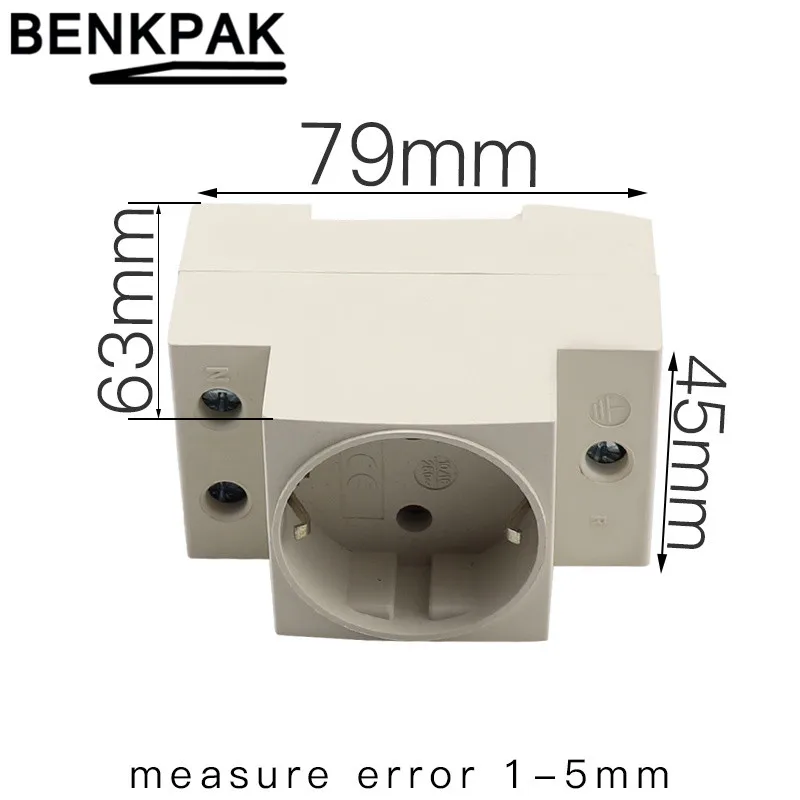 Разъем ЕС 35 мм крепление на DIN рейку блок питания переменного тока 30 модульный