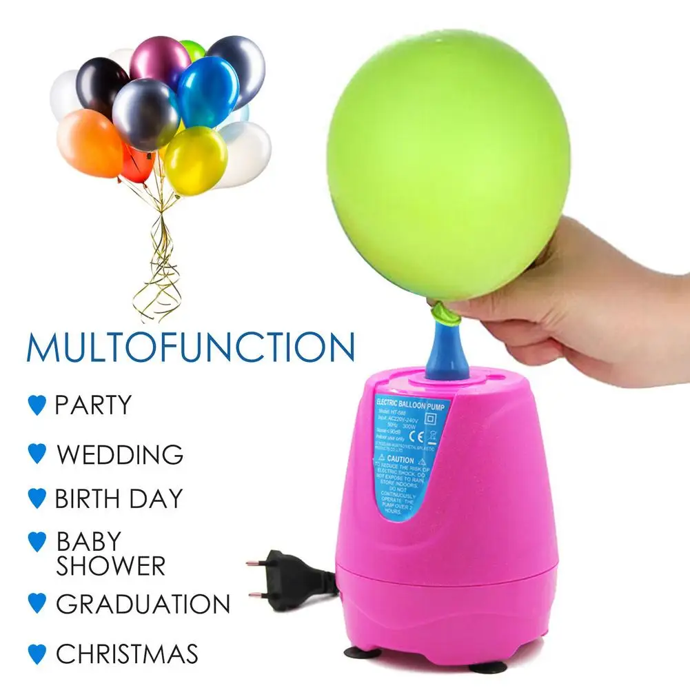 

Portable Air Pump 220V Electric High Power Inflator Lightweight Inflatable Tool for Balloon Party Decoration