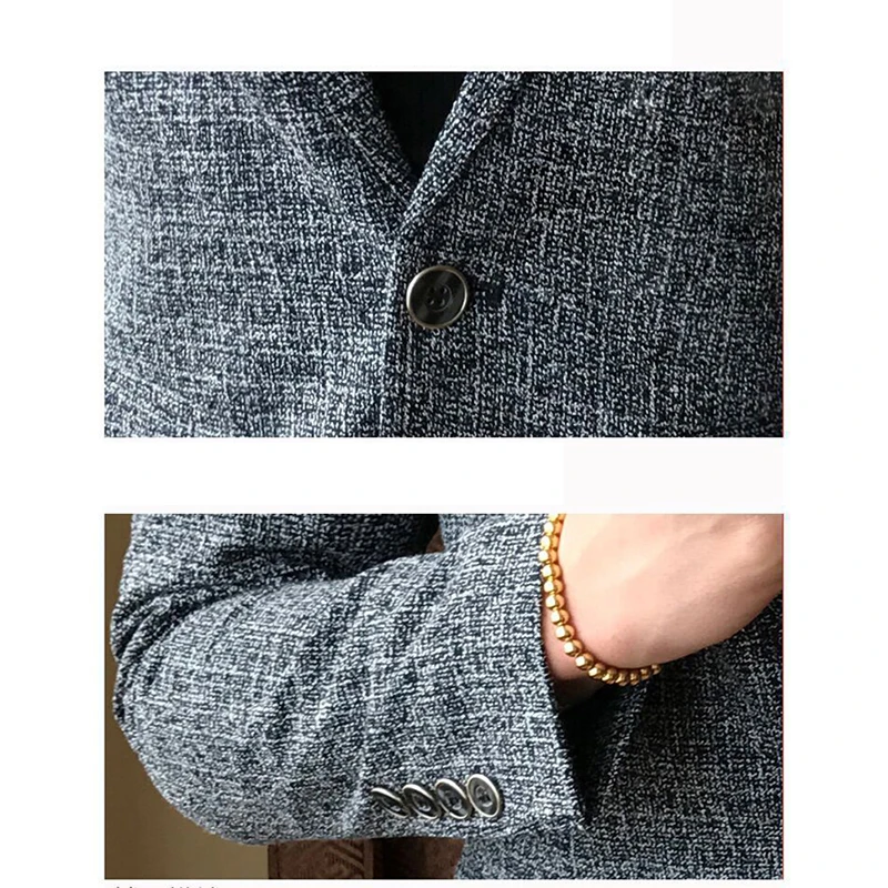Shenrun мужской костюм куртки весна осень серый красный пиджаки Мода Slim Fit Высокое