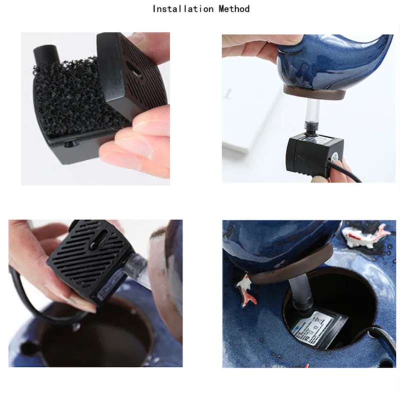 Фэн шуй керамический фонтан с автоматическим циклом ремесло подарок офисное