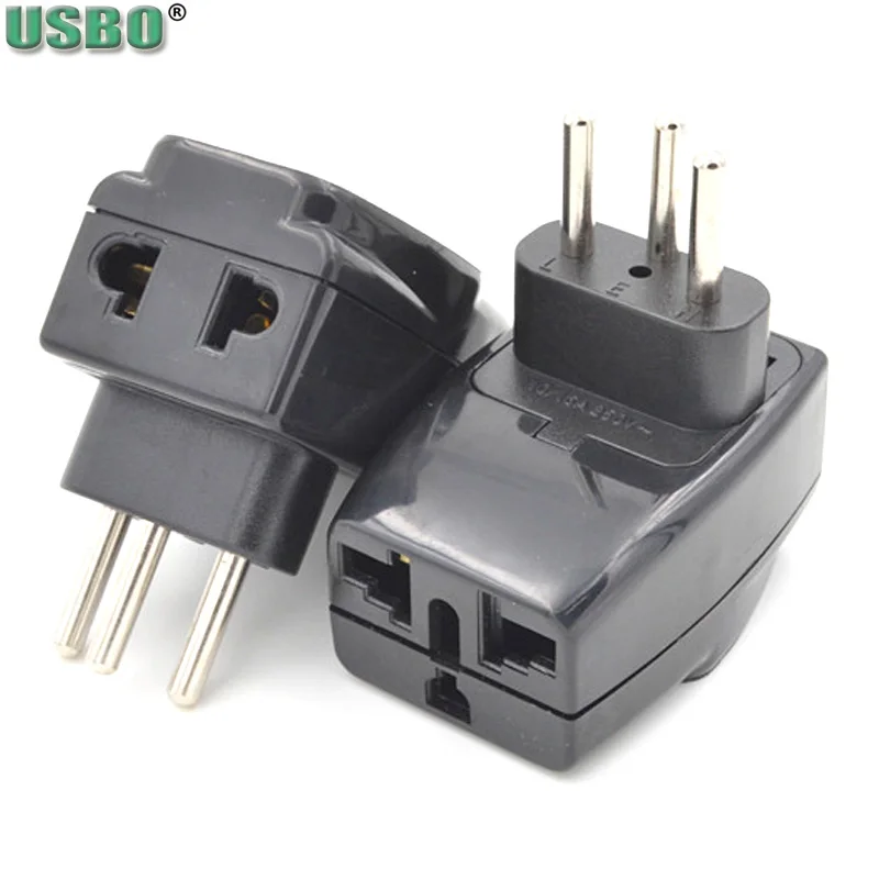 Универсальный переходник для розетки питания 10 А 2 в 1 подходит путешествий из