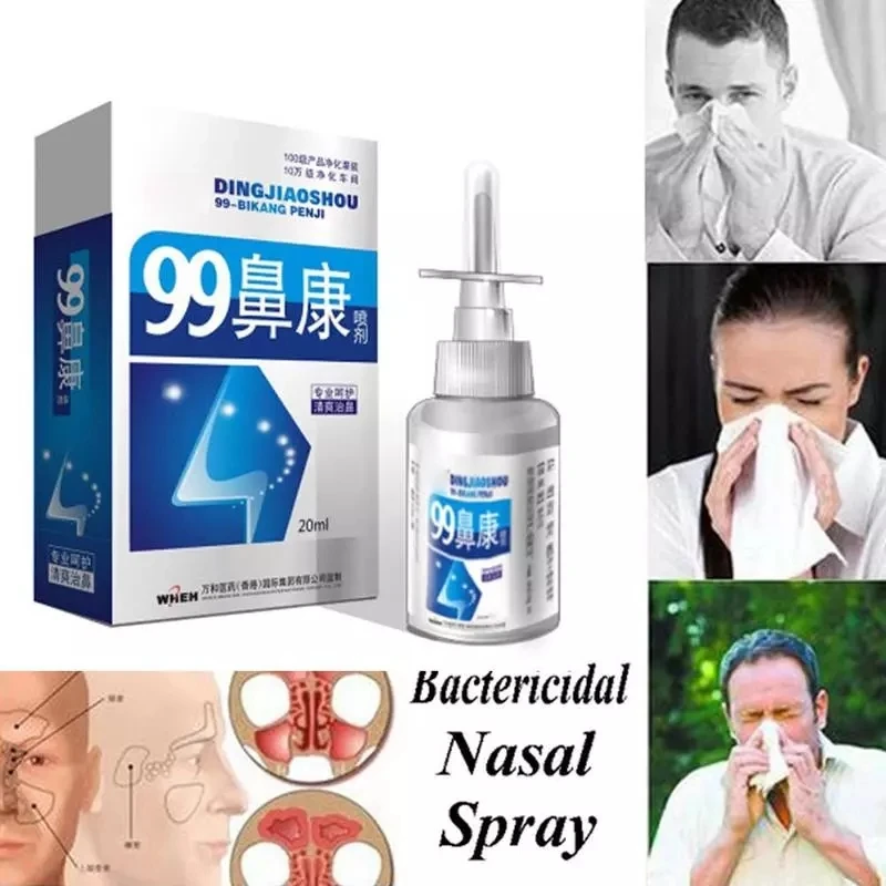 Nasal Spray Rhinitis Treatment Chinese Medicine Nose Care Chronic Rhinitis Sinusitis Spray