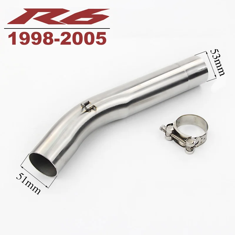 Трубы слипоны для выхлопных газов мотоцикла средний соединительный элемент